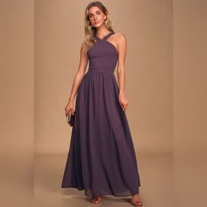 Lulu's Purple Maxi Dress